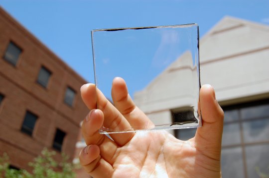 Energiatermelő ablak - átlátszó napelem